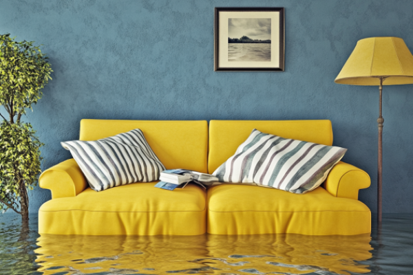 elázás vízcsőtörés miatt